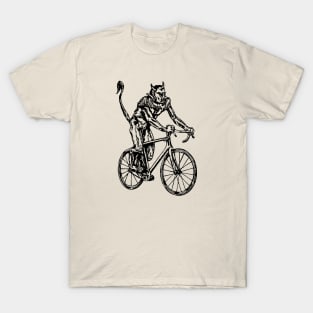 SEEMBO Devil Cycling Bicycle Bicycling Biker Biking Fun Bike T-Shirt